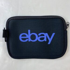 Ebay Black Neoprene Compact Tech Pouch Carabiner Clip eBayana